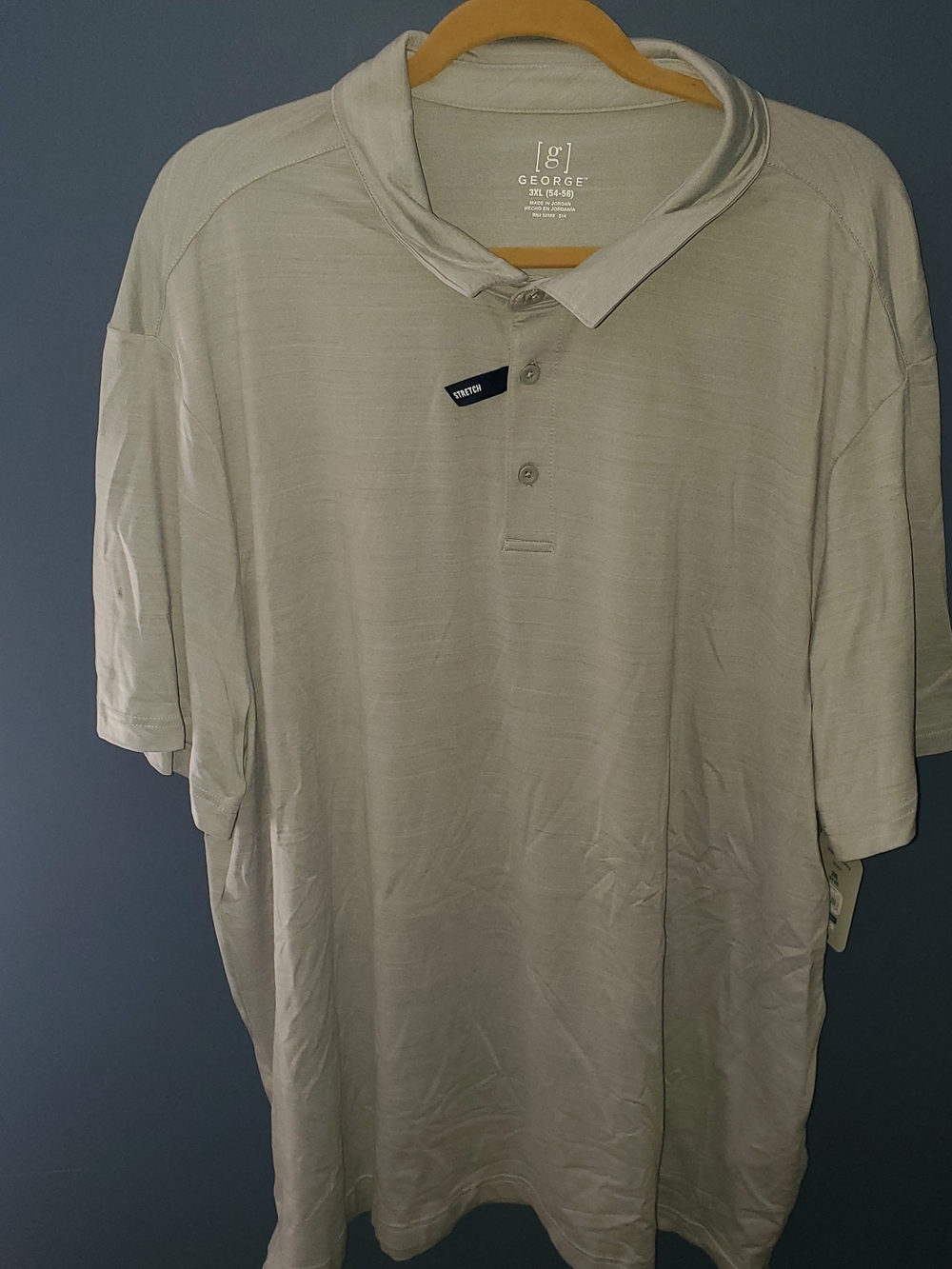 George Men's Light Gray Polo Shirt